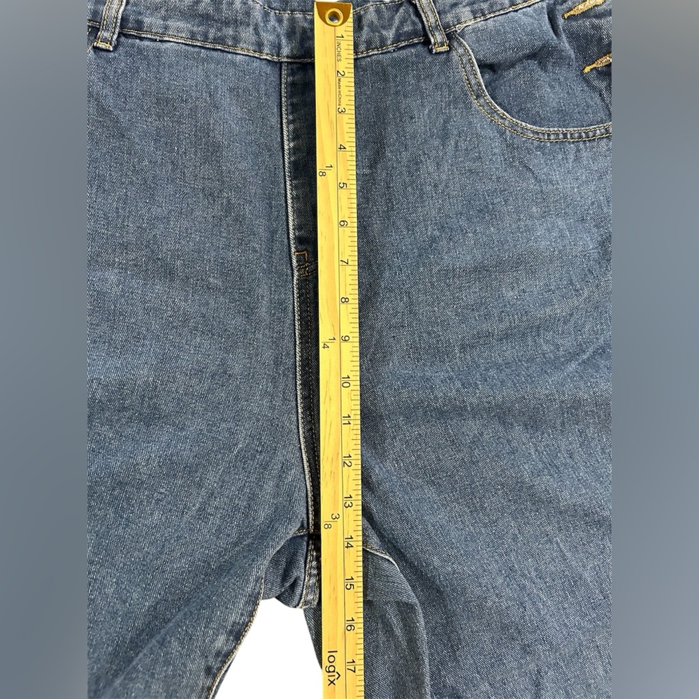 SHEIN ICON Plus Size Women's Denim Overalls 3X - Picture 10 of 11